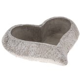 Betonový obal na květináč - srdce, 0/18