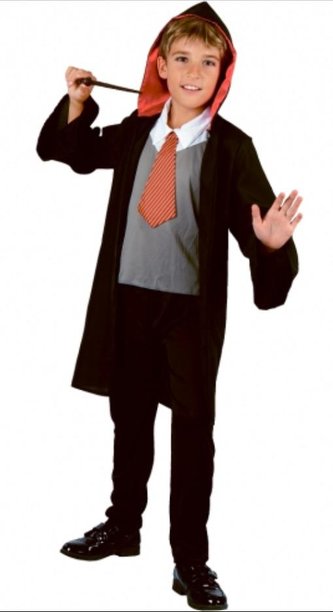 Dětský kostým Kouzelník - 6 až 8 let - Vel. 120 - 130 cm - Godan