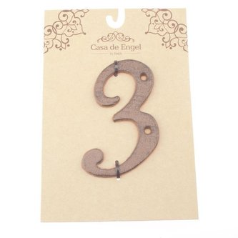 Litinové číslo "3", 10/100