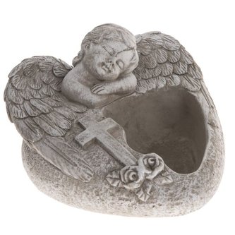 Betonový obal na květináč - srdce, 0/8