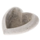 Betonový obal na květináč - srdce, 0/8