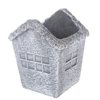Betonový obal na květináč - domek, 16