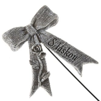 Polyresinová mašle - zápich, 12/216