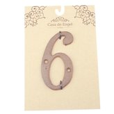 Litinové číslo "6", 10/100