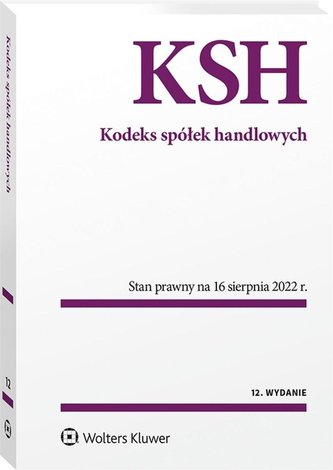 Kodeks spółek handlowych. Przepisy