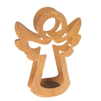 Kovový svícen - anděl, 12/24