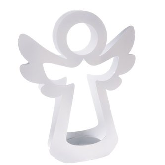 Kovový svícen - anděl, 8/16