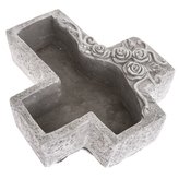 Betonový obal na květináč - kříž, 0/12
