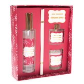 Vonný sprej +  difuzér + svíčka - skořice, jablko , 1/12