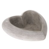 Betonový obal na květináč - srdce, 0/6