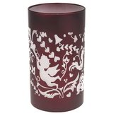 Skleněný svícen s LED světlem, 0/36