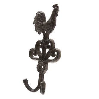 Litinový věšák - kohout, 6/24