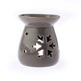 Keramická aromalampa s vločkou, 6/48