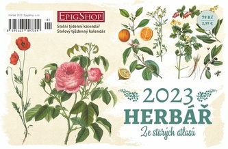 Kalendář 2023 Herbář ze starých atlasů - stolní