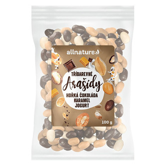 Allnature Arašídy tříbarevné 100 g
