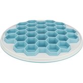 HIVE, talíř k pomalému krmení, ø 30 cm, plast/TRP/TPE, šedá/modrá