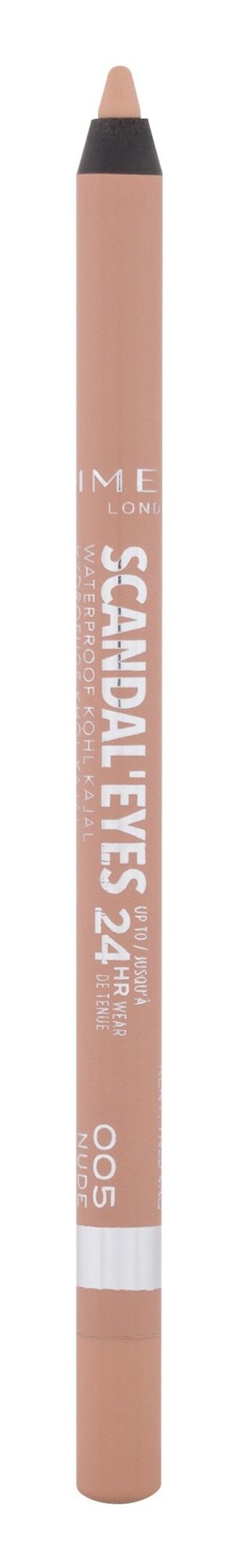Rimmel London Scandal Eyes Tužka na oči Kajal 1,3 g 005 Nude 24HR pro ženy