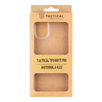 Tactical TPU Kryt pro Motorola G22/E32s Transparent