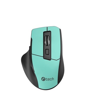 C-TECH myš Ergo WM-05, 1600DPI, 6 tlačítek, USB, mátová