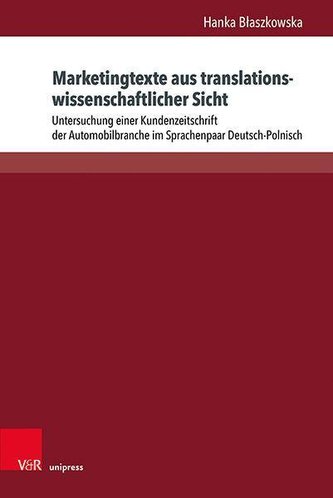 Marketingtexte aus translationswissenschaftlicher Sicht