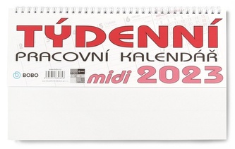 Pracovní midi týdenní 2023 - stolní kalendář