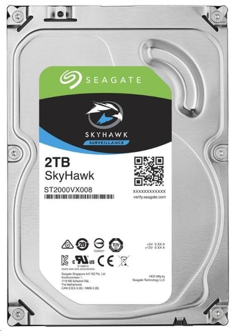 SEAGATE HDD SKYHAWK (SURVEILLANCE) 2TB SATAIII/600 5900RPM