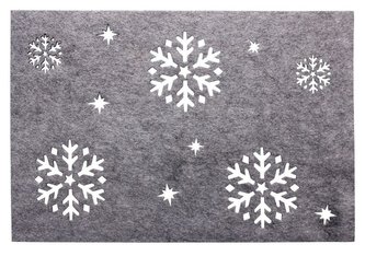 Prostírání NATALE V. šedá 30x40 cm Mybesthome