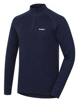 Pánská merino mikina Aron Zip M námořnická - XL