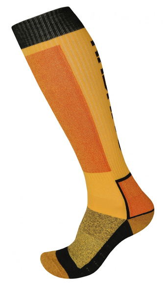 Ponožky Snow Wool žlutá/černá - XL (45-48)
