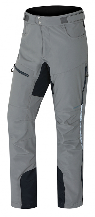 Pánské softshell kalhoty Keson M šedá - XXL