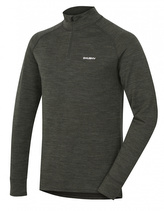 Pánská merino mikina Aron Zip M khaki - XL