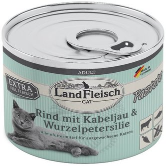 Landfleisch Cat Adult Pastete hovězí, treska 195g