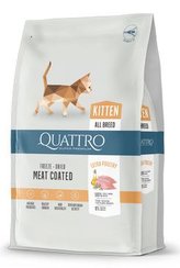 QUATTRO Cat Dry Premium all Breed Kitten Drůbež 1,5kg