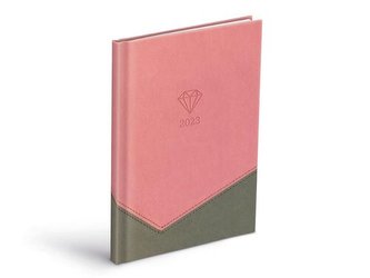 Diář 2023 T805 PU Pink/gray