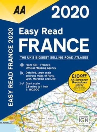 AA Easy Read France 2020 AA Easy Read France 2020