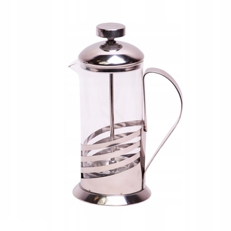 Konvice french press 350ml sklo/nerez s filtrem  STRIPES