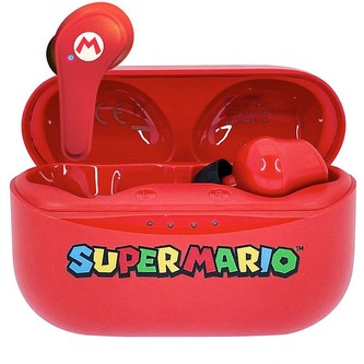 OTL Technologies Super Mario bezdrátová TWS sluchátka - červená