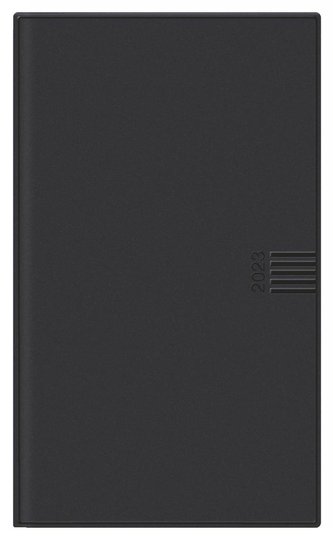 Leporello, schwarz Kalender 2023