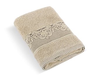 Froté ručník a osuška kolekce Orchidea - béžová - Osuška 77/016 - 70x140 cm