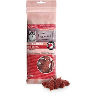 Chewies Beef Salametti Hovězí maso a srdce 80 g