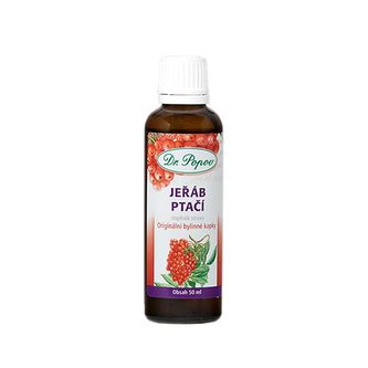 Jeřáb ptačí, originální bylinné kapky, 50 ml Dr. Popov