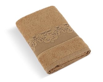 Froté ručník a osuška kolekce Orchidea - hnědá - Osuška 77/017 - 70x140 cm