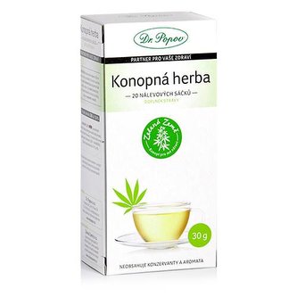 Konopná herba porcovaná, 30 g  Dr. Popov