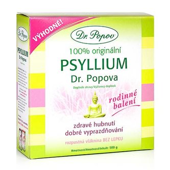 Vláknina Psyllium, 500 g Dr. Popov