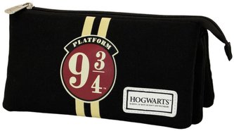 Trojitý penál na tužky Harry Potter: Nástupiště 9 3/4 (23 x 12 x 11 cm)