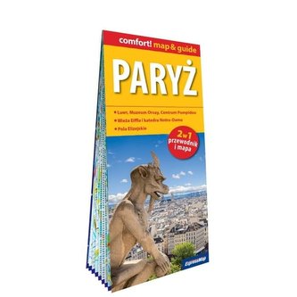 Comfort! map Paryż 2w1 przewodnik i mapa Comfort! map Paryż 2w1 przewodnik i mapa