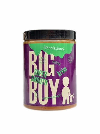 BigBoy - Lískoořechový krém 1000g super smooth BigBoy - Lískoořechový krém 1000g super smooth