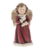 Polyresinový anděl s holubičkou, 4/72