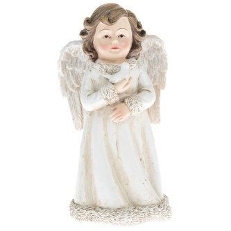 Polyresinový anděl s ptáčkem, 3/72