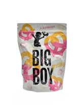 BigBoy - Preclíky v bílé čokoládě s malinami 120g